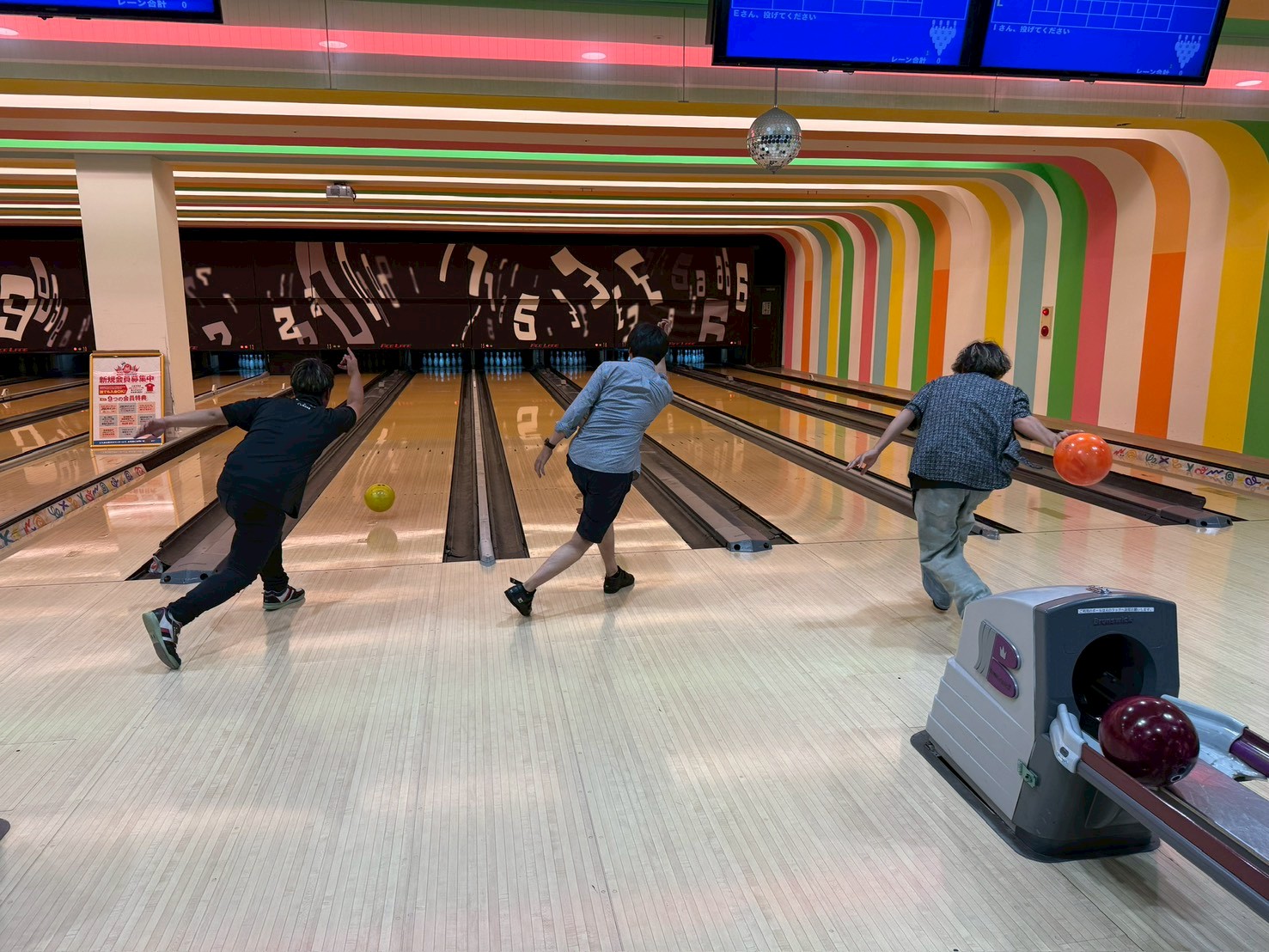 社内ボウリング大会ありました